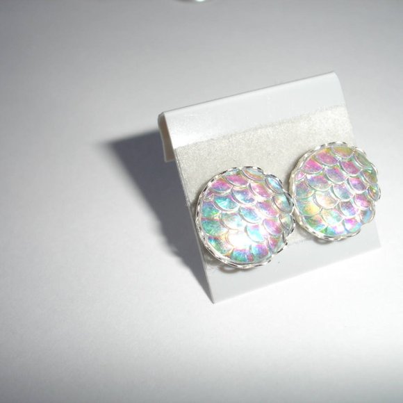Mermaid Scale earrings Mermaid Scale Mermaid Scale - Picture 5 of 10